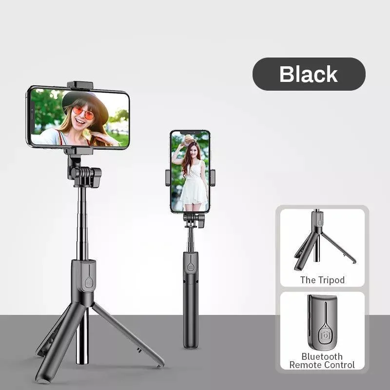 iPhone Selfie Stick with LED Light & Tripod - Ultimate 4-in-1 Capture Tool for Perfect Photos