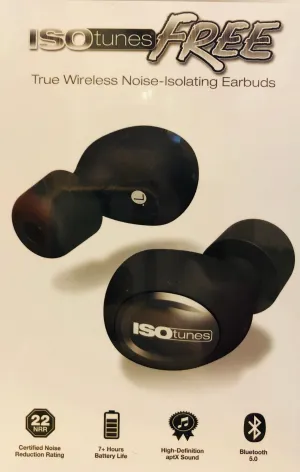 IsoTunes Free Cordless Hearing Protection