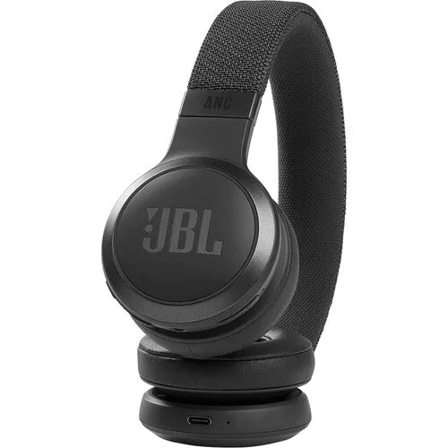 JBL LIVE 460NC Noise-Canceling Wireless On-Ear Headphones - Black