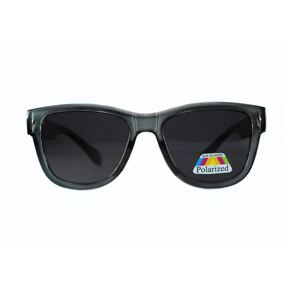 Jubleelens Wayfarer Grey Sunglasses - Black Polarized A Versatile and Stylish Pair for Any Occasion