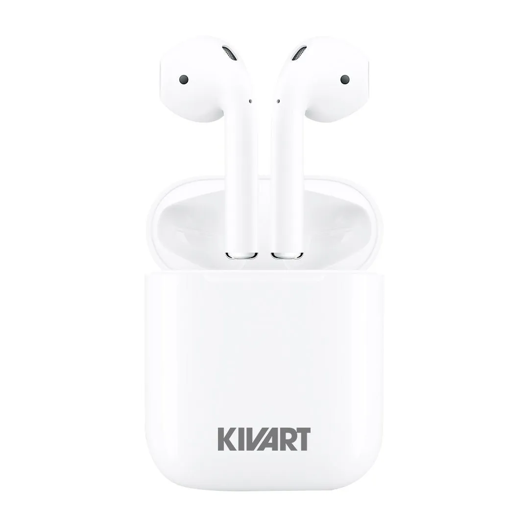 Kivart Rush | Affordable Wireless Earbuds | 18-hour Playtime in one Charge | Fast Charging | Dual Device Pairing | Best Fit for all Ear sizes | 10mm Drivers