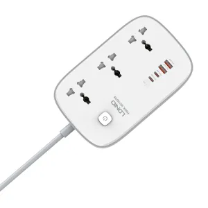 LDNIO 3 AC Outlets 4 USB Power Strip SC3416