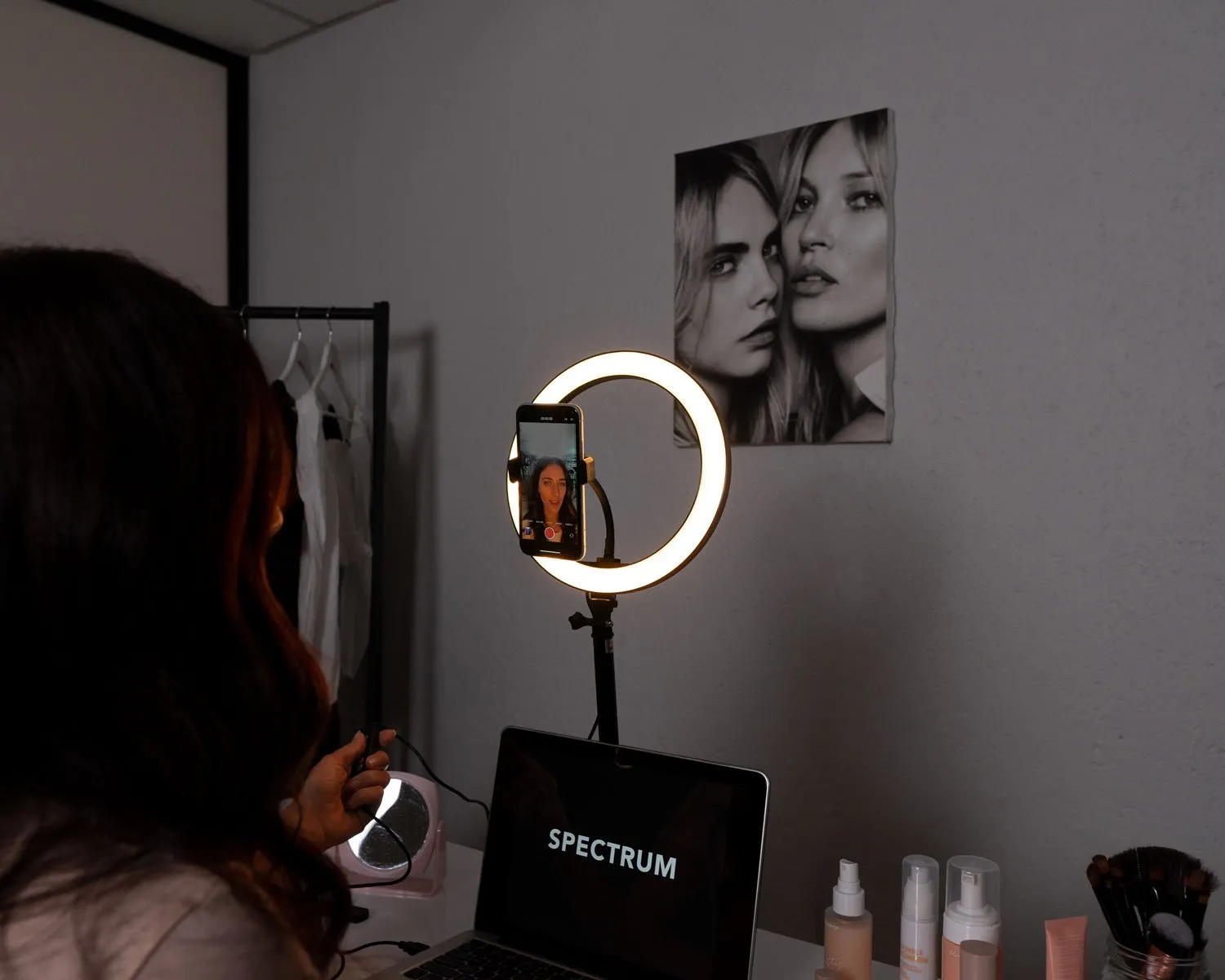 LED 10" USB Desk Ring Light - 'Selena'