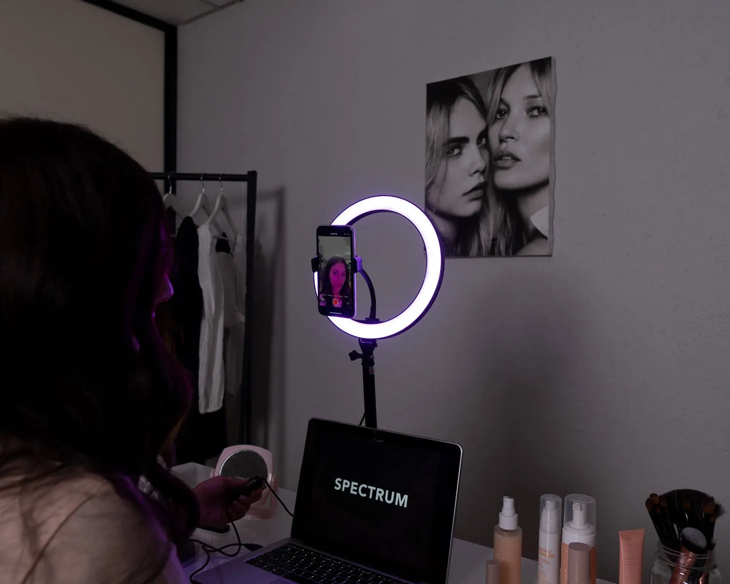 LED 10" USB Desk Ring Light - 'Selena'