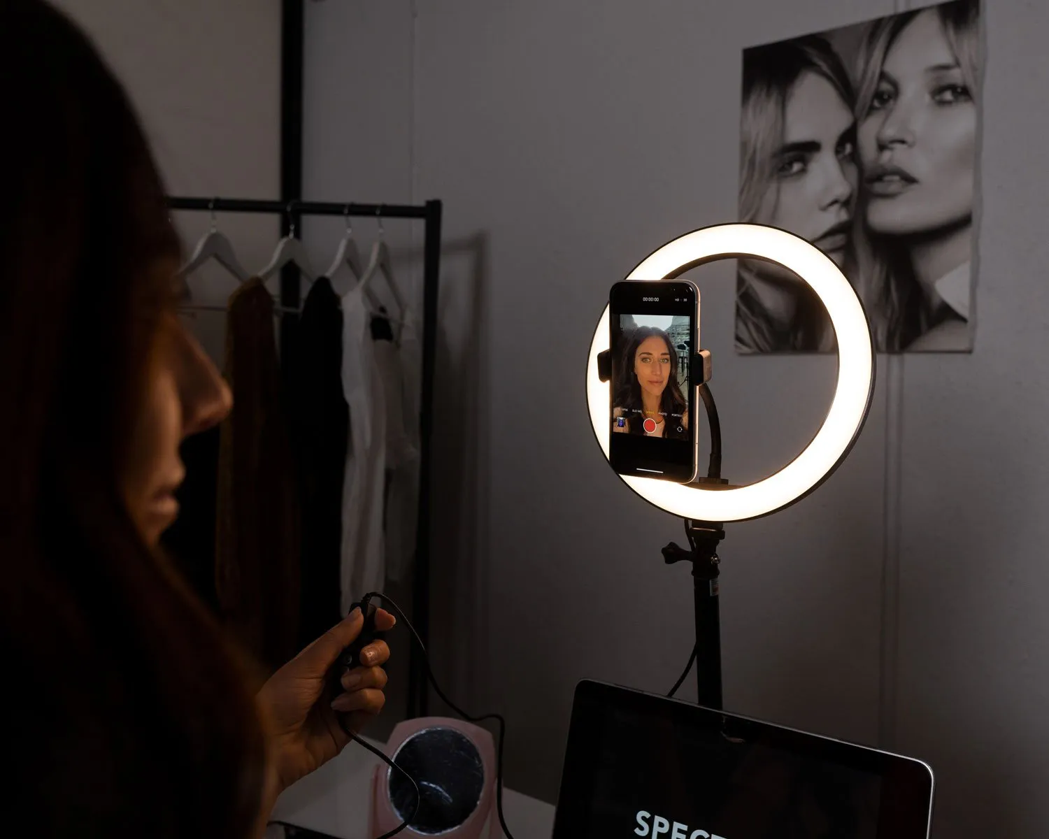 LED 10" USB Desk Ring Light - 'Selena'