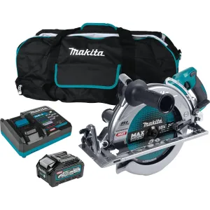 Makita GSR02M1 Brushless Circular Saw Kit, Battery Included, 40 V, 4 Ah, 10-1/4 in Dia Blade :EA: QUANTITY: 1