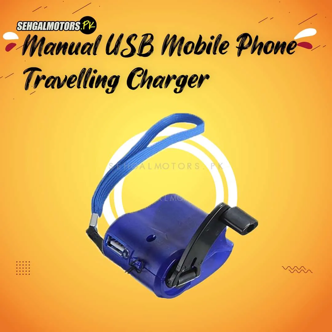 Manual USB Mobile Phone Travelling Charger