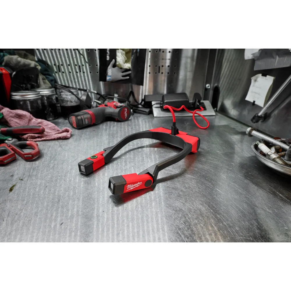 Milwaukee 2191-21NL USB Jobsite Ear Buds w/ 400L Neck Light