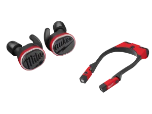 Milwaukee 2191-21NL USB Jobsite Ear Buds w/ 400L Neck Light