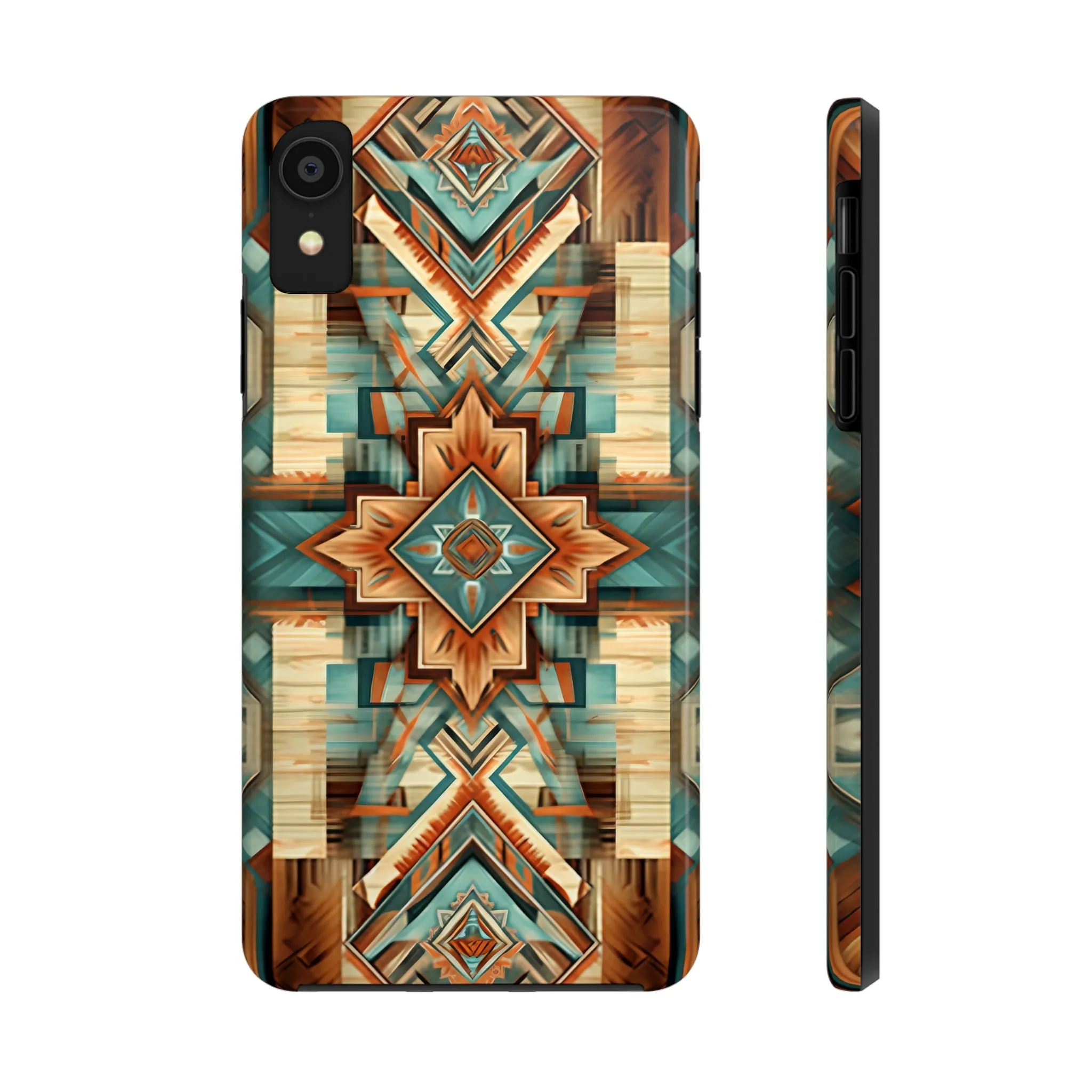 Native American Pattern Design Tough Phone Case compatible with a large variety of iPhone models, Gift, Phone Case