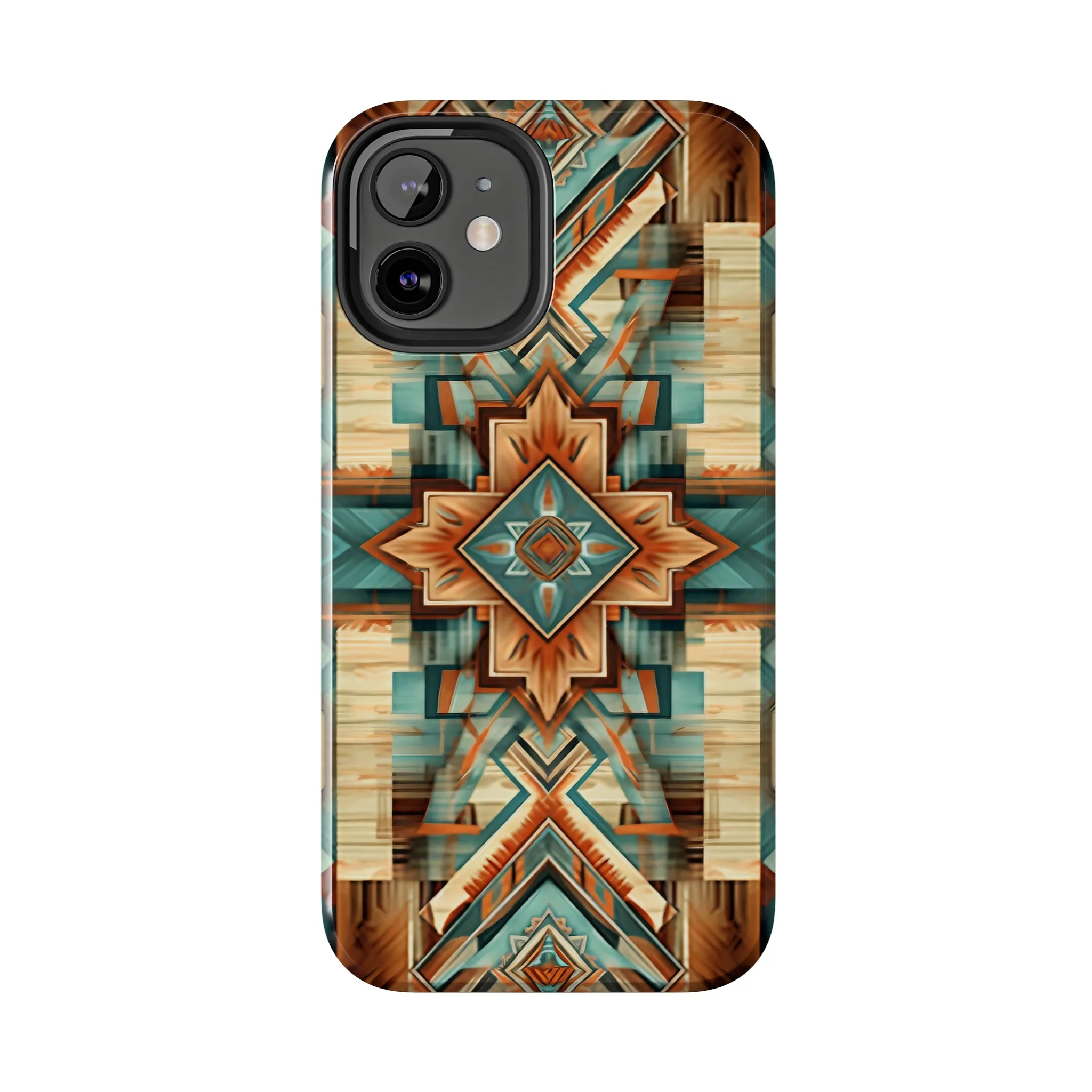 Native American Pattern Design Tough Phone Case compatible with a large variety of iPhone models, Gift, Phone Case