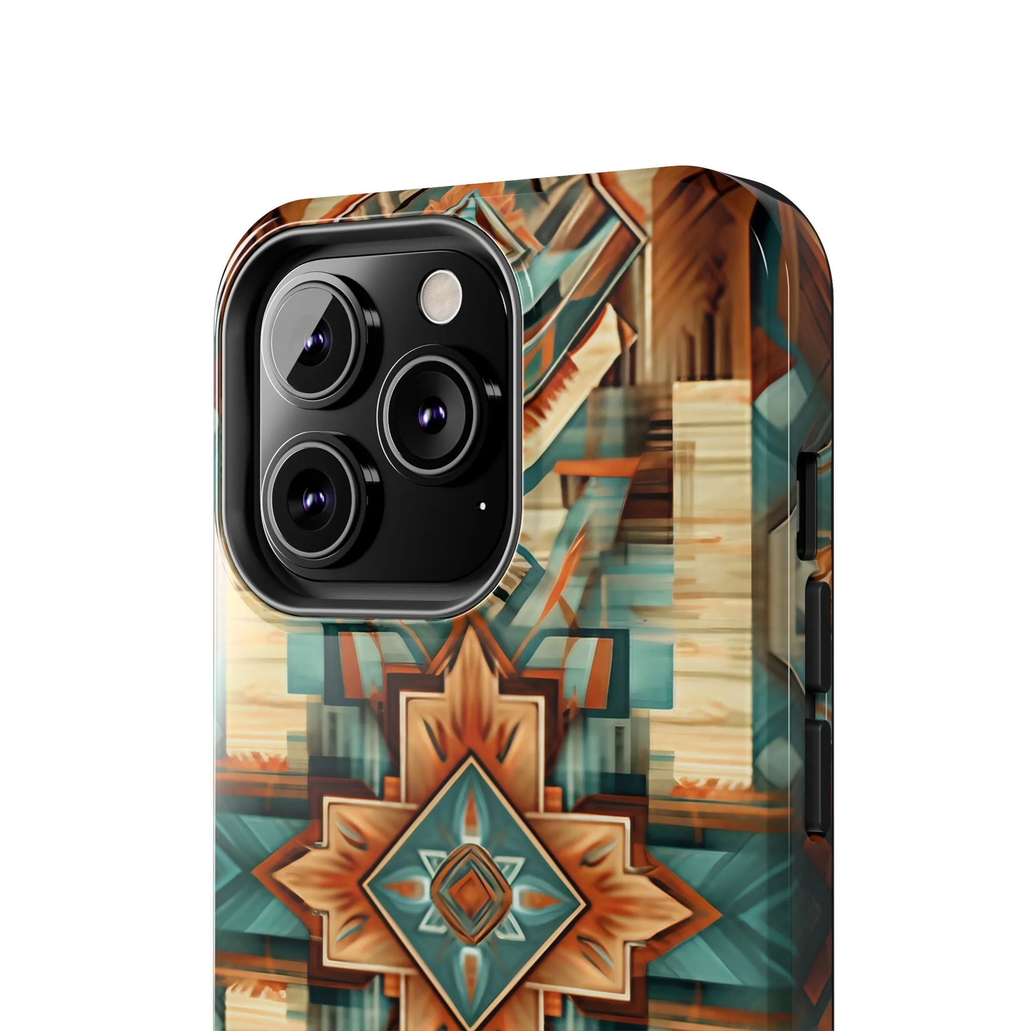 Native American Pattern Design Tough Phone Case compatible with a large variety of iPhone models, Gift, Phone Case