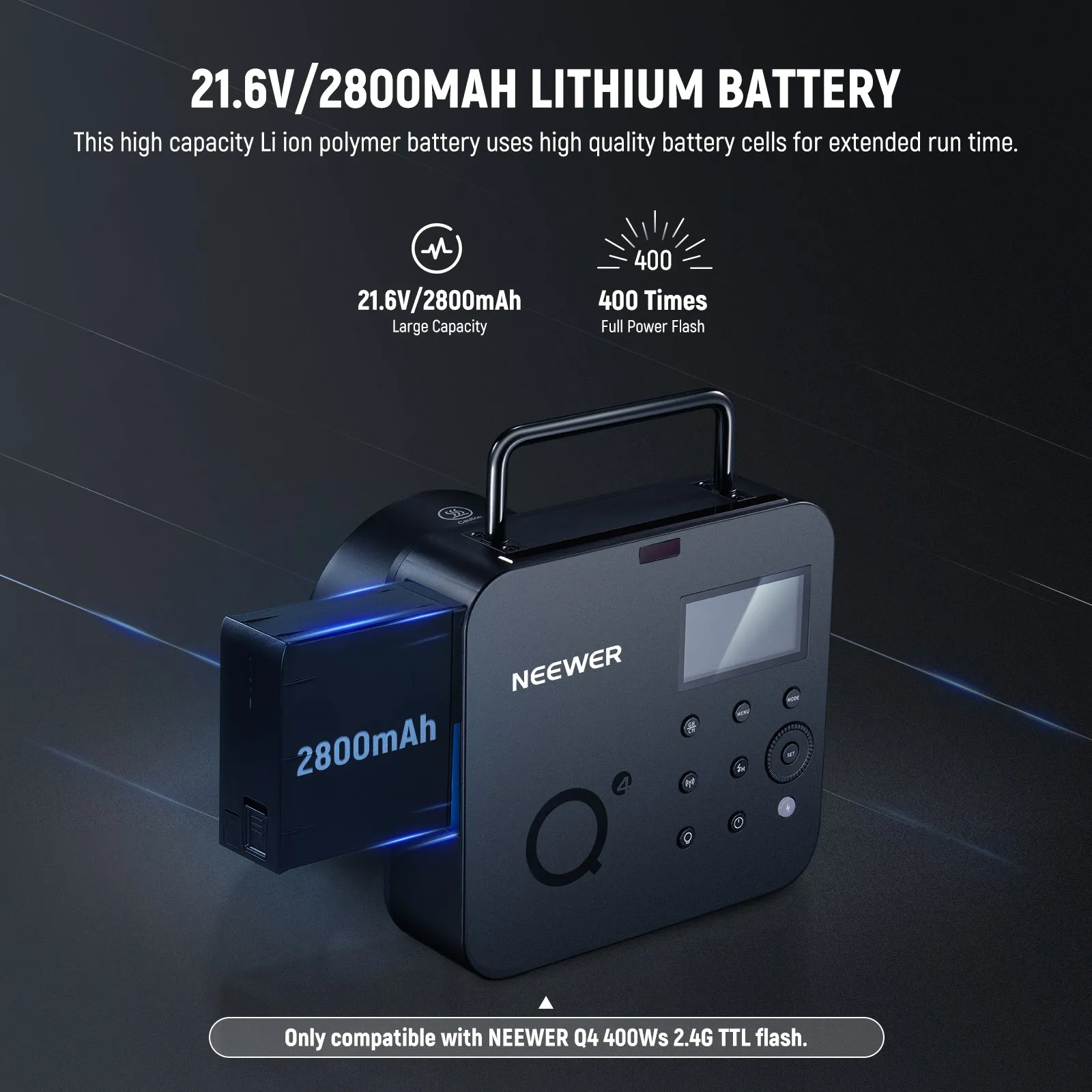 NEEWER NB-Q4 Q4 Battery Pack