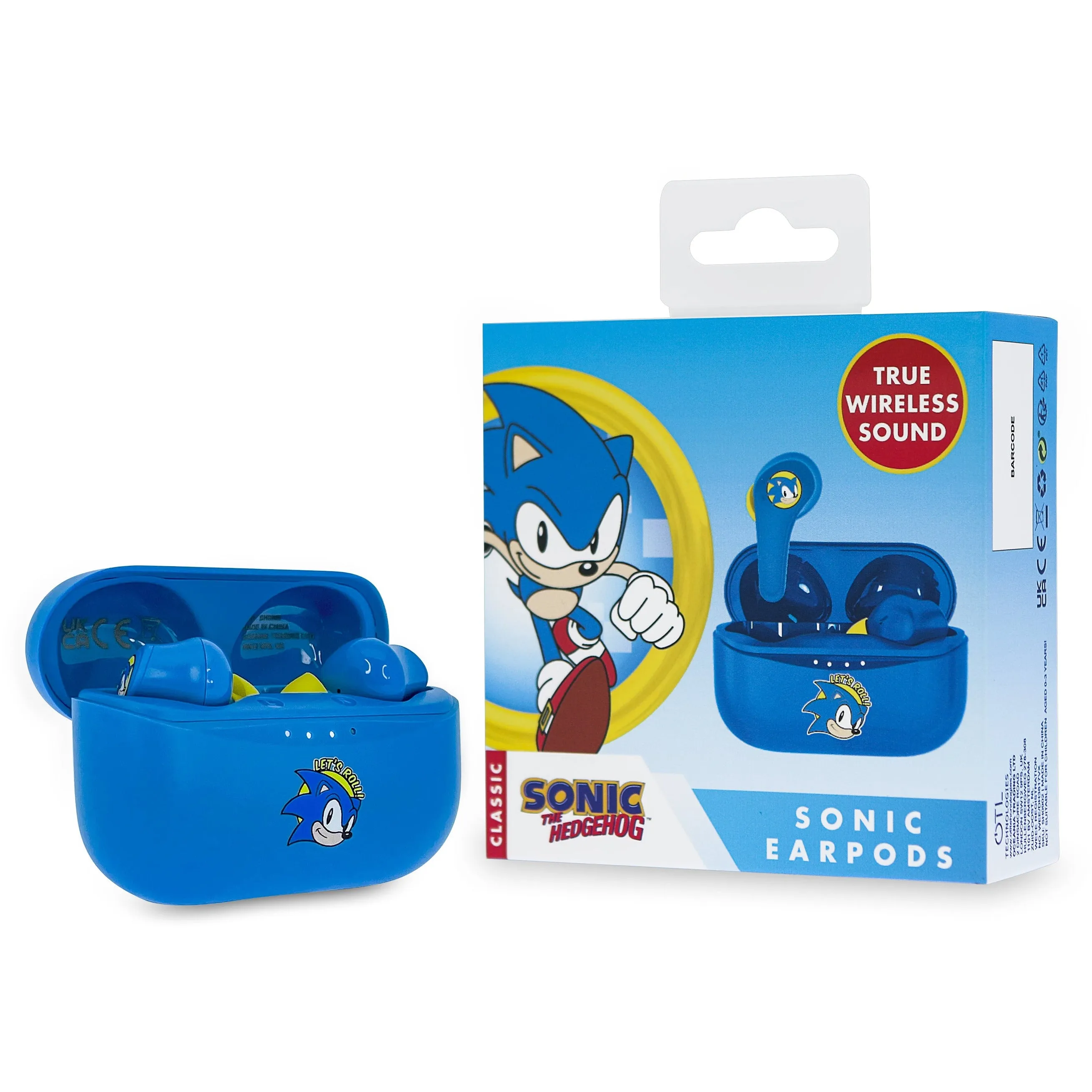 OTL SEGA Sonic The Hedgehog TWS Wireless Earphones - Blue | SHOO902