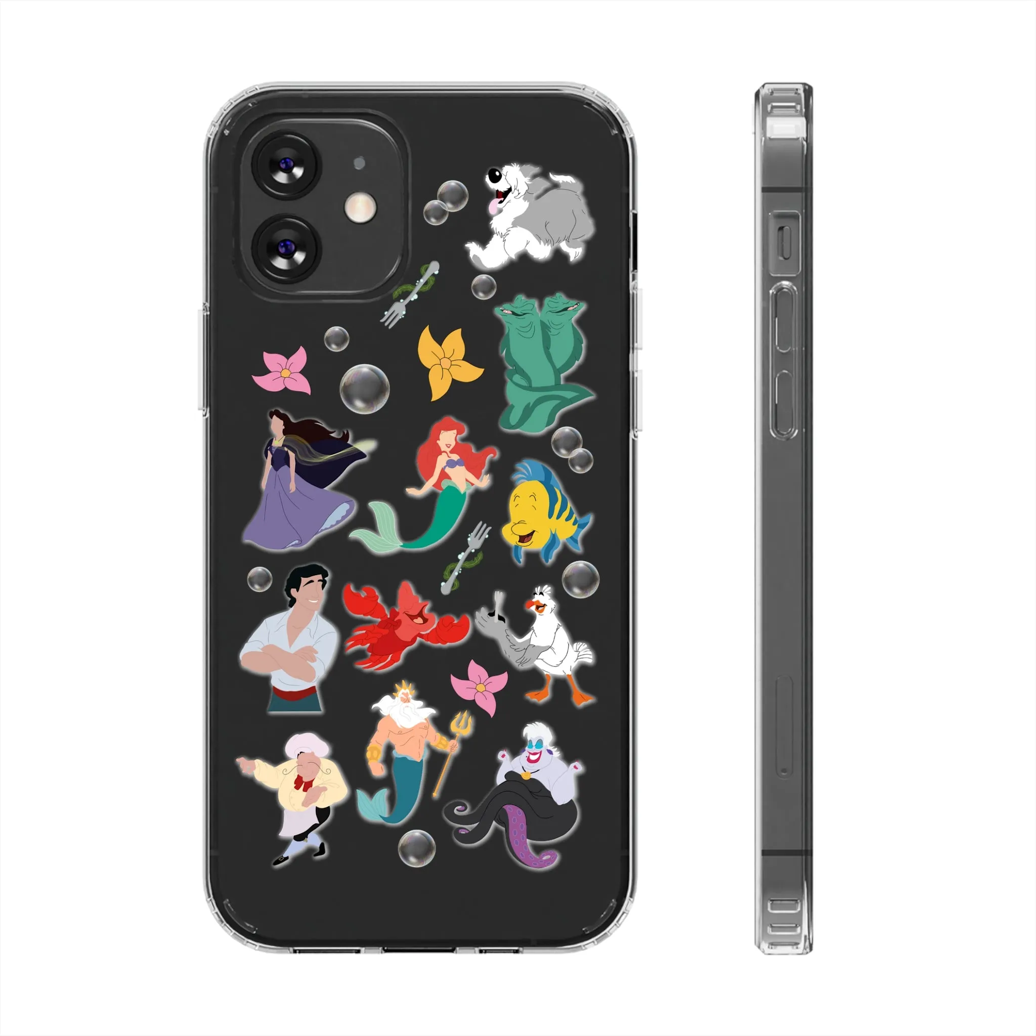 Part Of Your World Mermaid Clear Phone Case! Inspired Hand drawn Unique Gift Disneyland World Kingdom