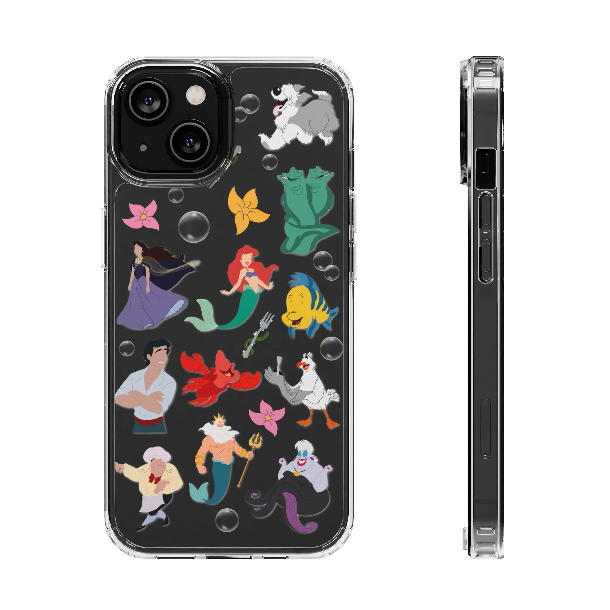 Part Of Your World Mermaid Clear Phone Case! Inspired Hand drawn Unique Gift Disneyland World Kingdom