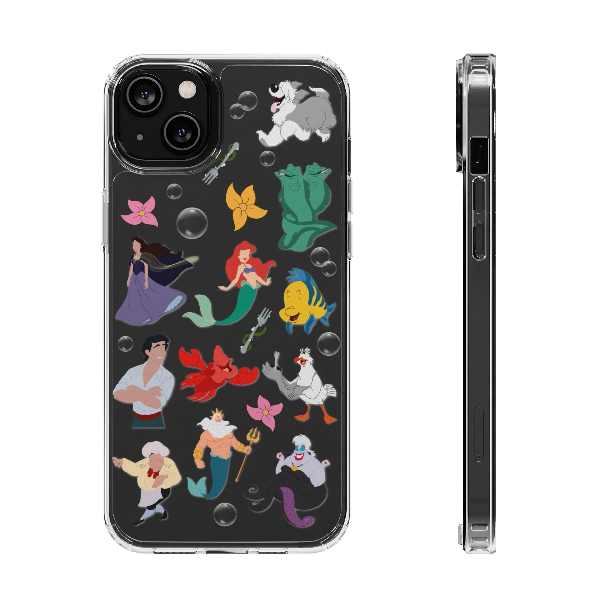 Part Of Your World Mermaid Clear Phone Case! Inspired Hand drawn Unique Gift Disneyland World Kingdom