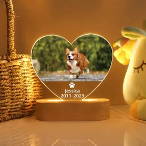 Pet Photo Memorial Night Lamp