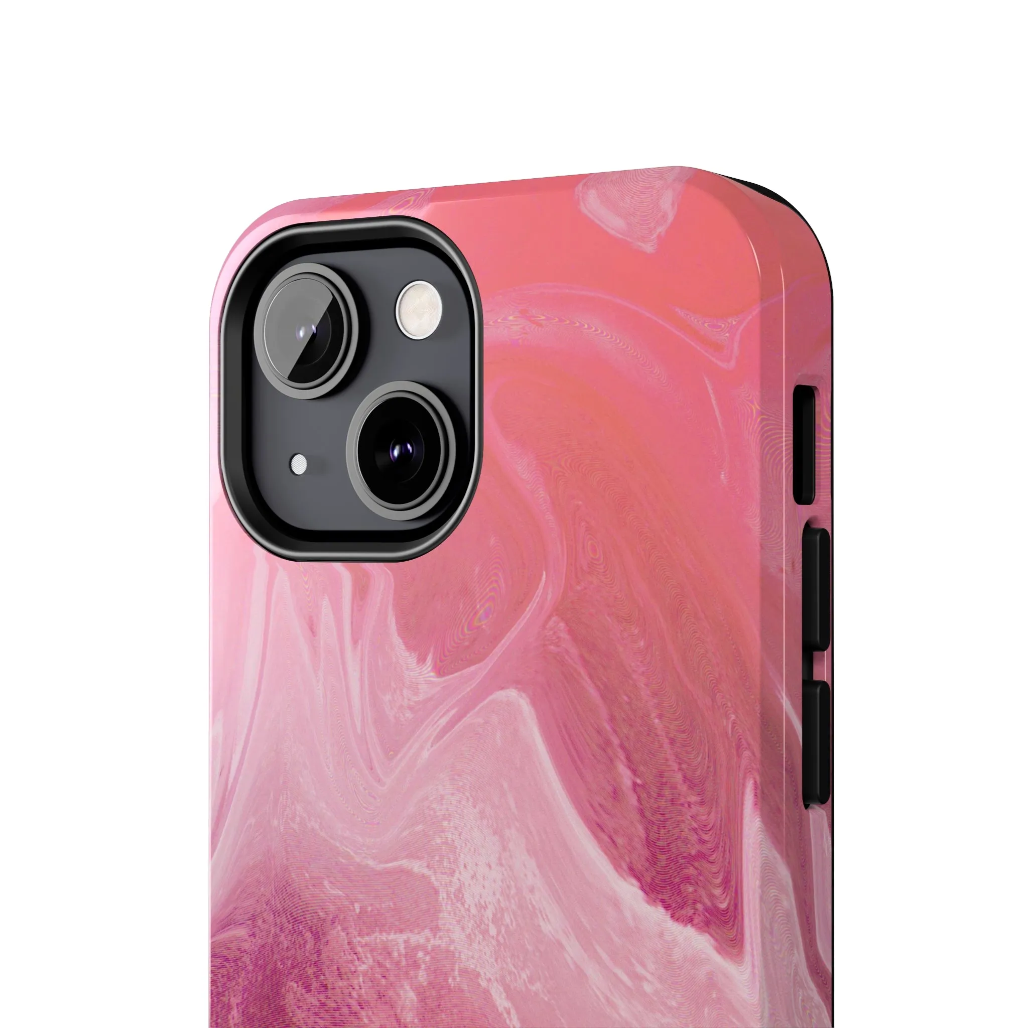 Pink Marble Design Tough Phone Case compatible with a large variety of iphone models, Gift, Phone Case