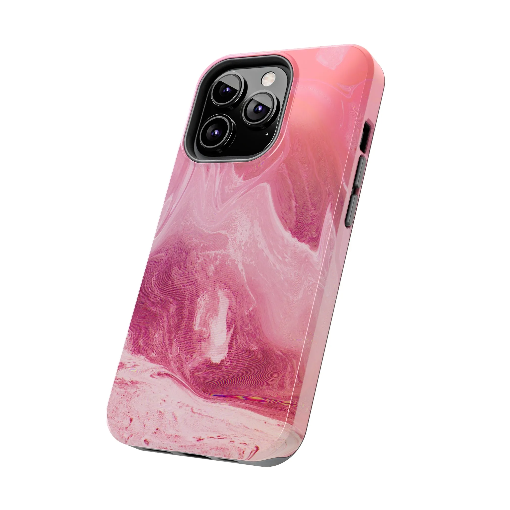 Pink Marble Design Tough Phone Case compatible with a large variety of iphone models, Gift, Phone Case