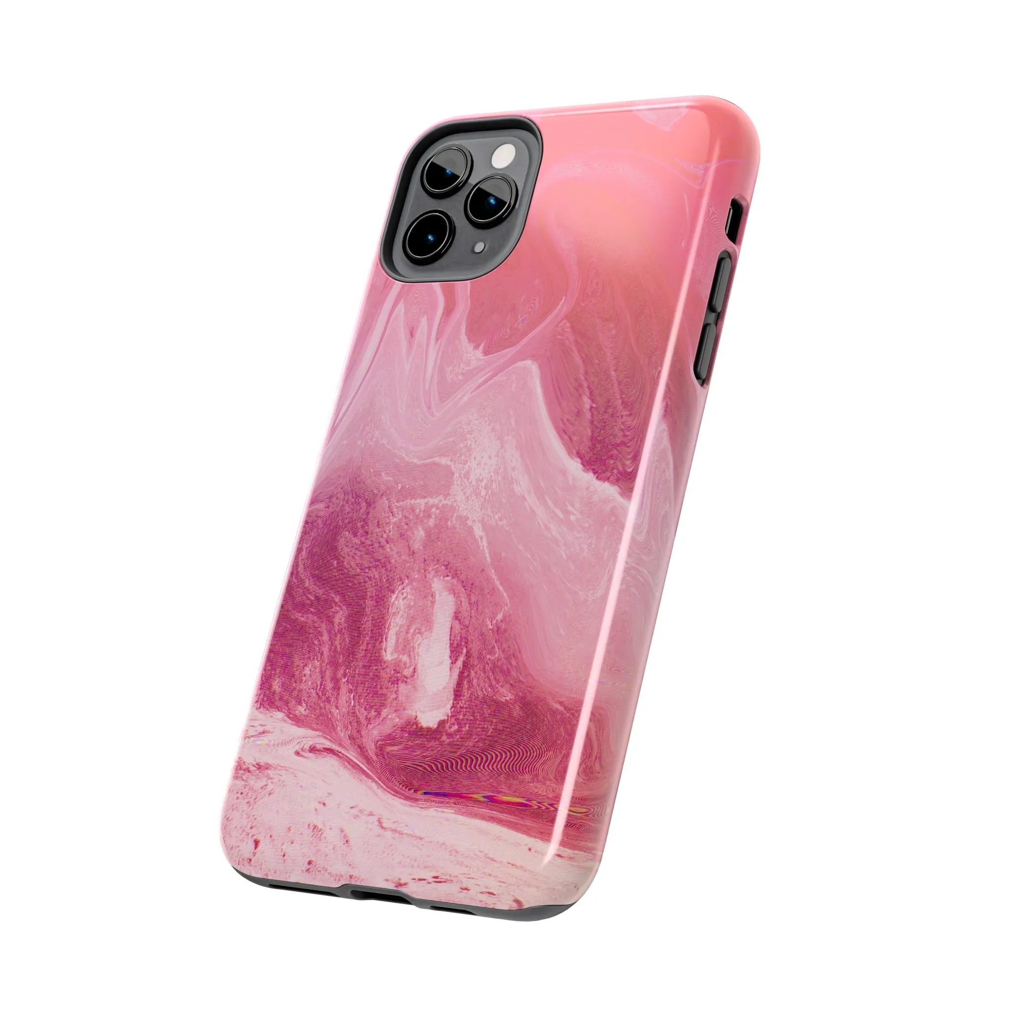 Pink Marble Design Tough Phone Case compatible with a large variety of iphone models, Gift, Phone Case