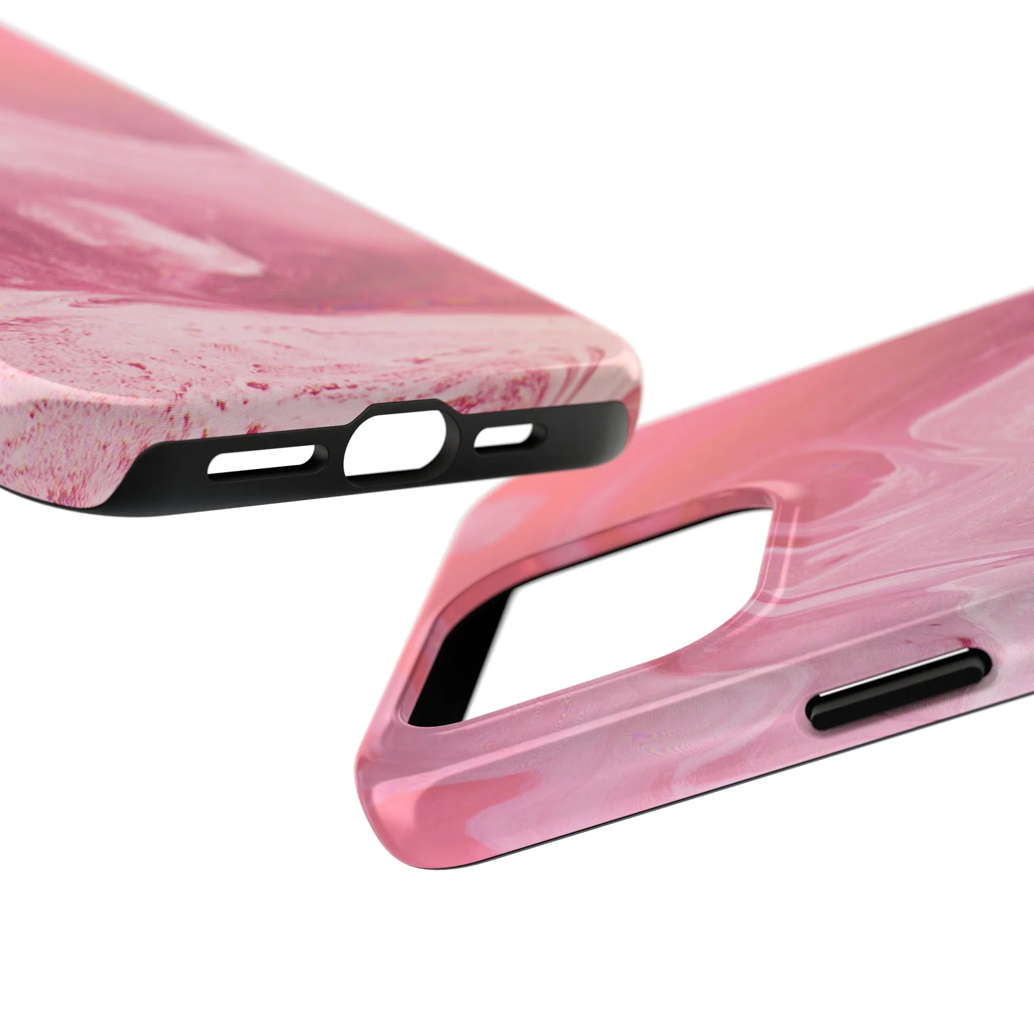 Pink Marble Design Tough Phone Case compatible with a large variety of iphone models, Gift, Phone Case