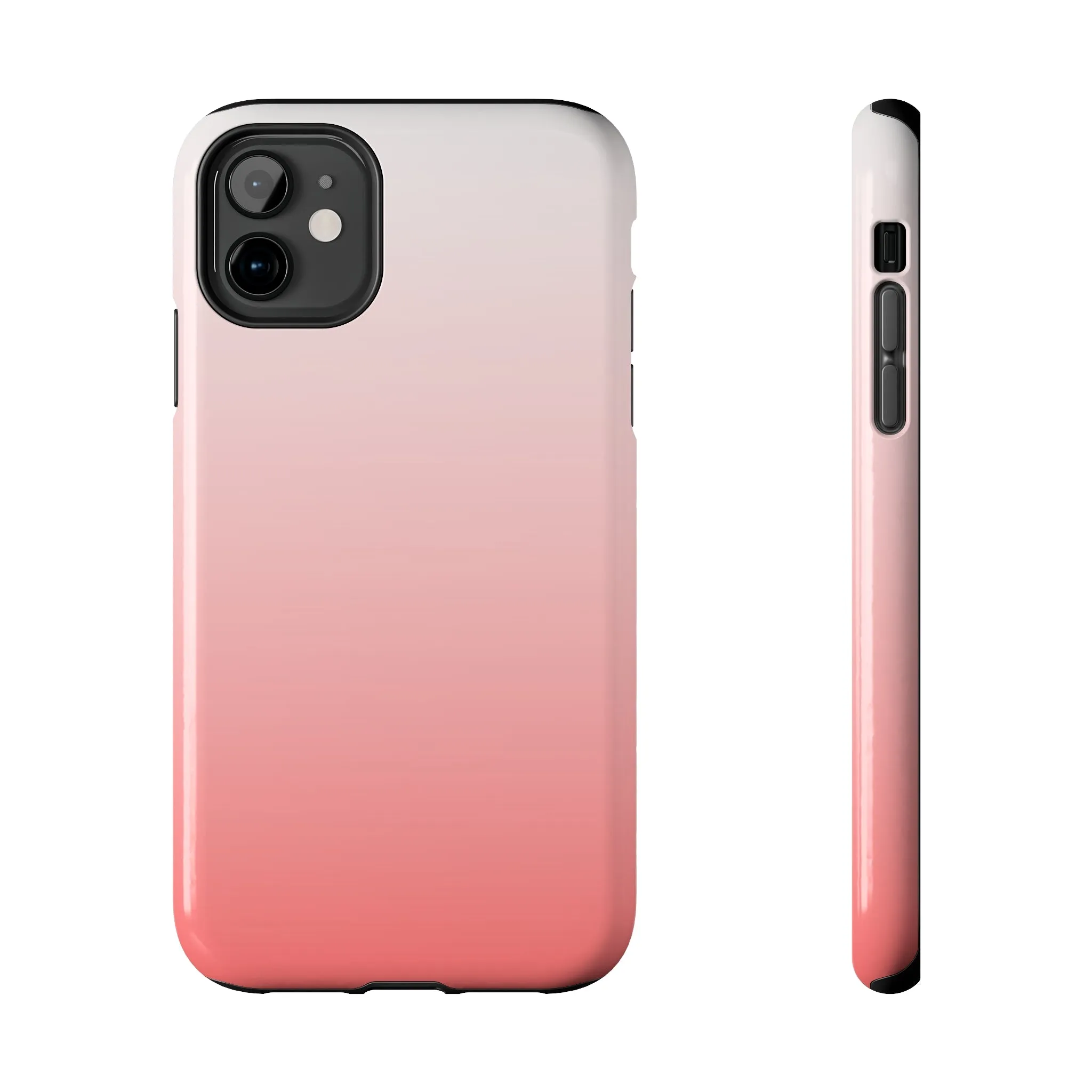 Pink Ombre Design Tough Phone Case compatible with a large variety of phone models, Gift, Phone Case