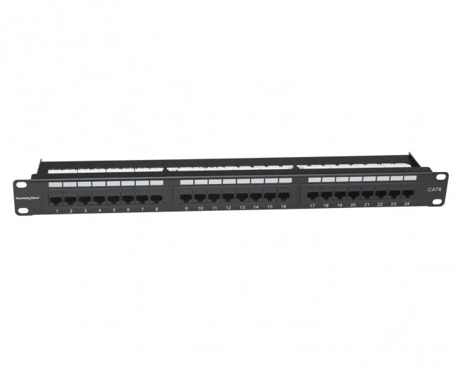 Platinum Tools 661-24C6 24 Port Cat6 Non-Shielded Patch Panel