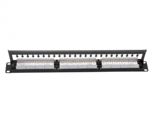 Platinum Tools 661-24C6 24 Port Cat6 Non-Shielded Patch Panel