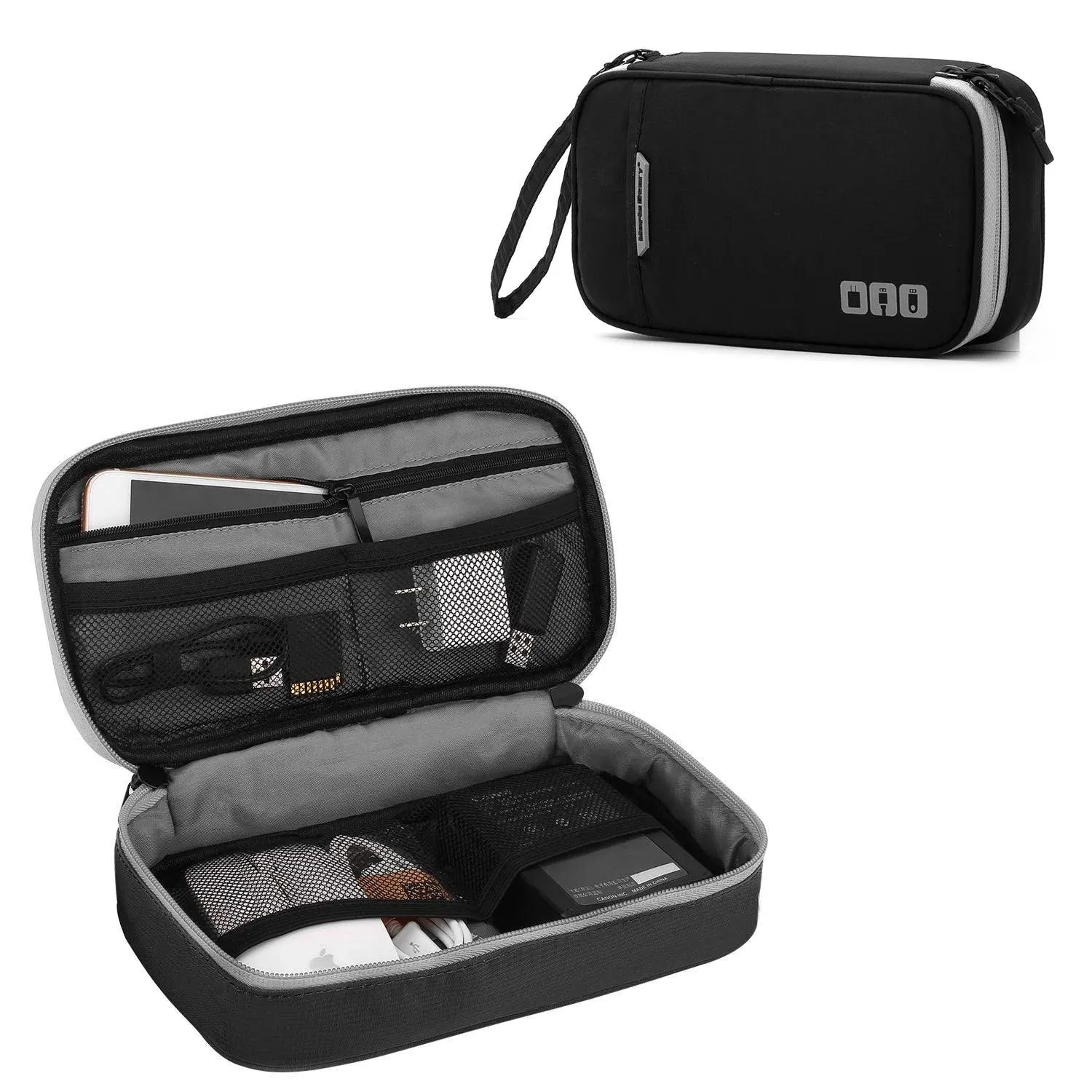 Portable Gadget Organizer & Cable Bag: Waterproof Travel Case for Electronic Accessories