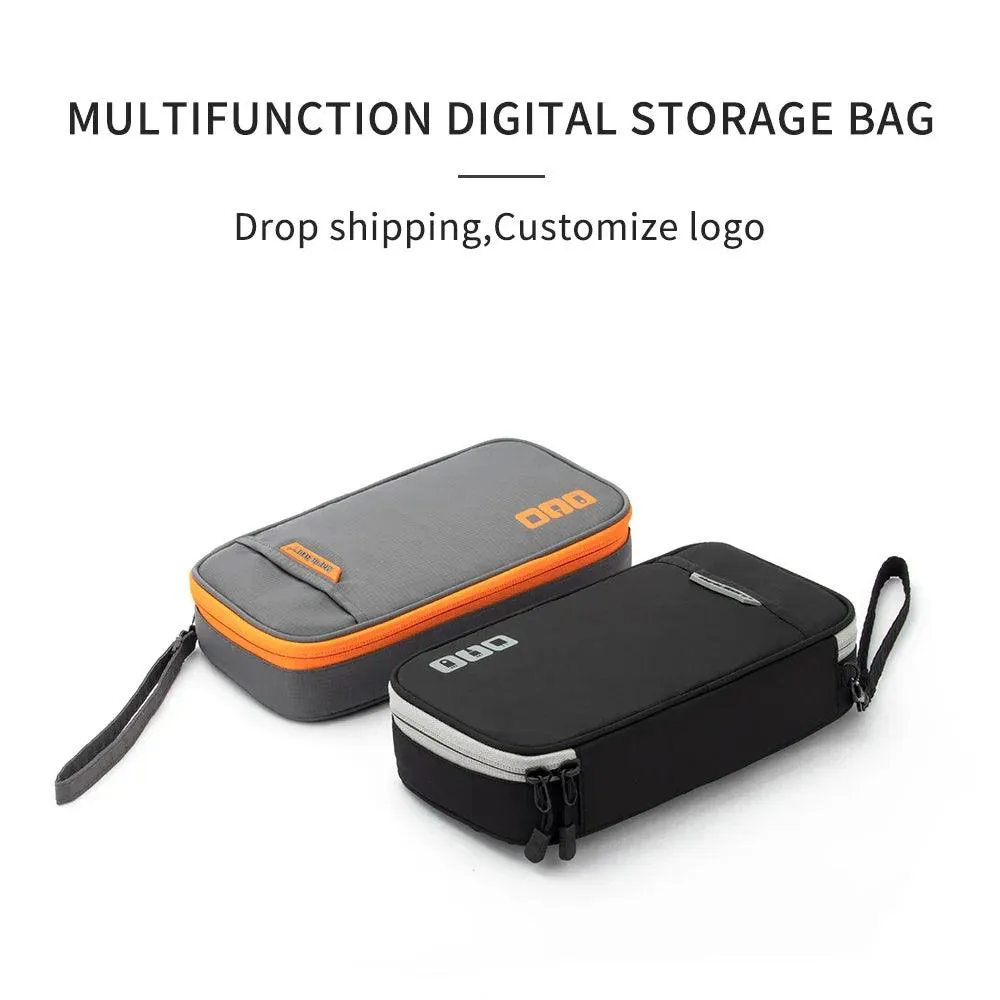 Portable Gadget Organizer & Cable Bag: Waterproof Travel Case for Electronic Accessories