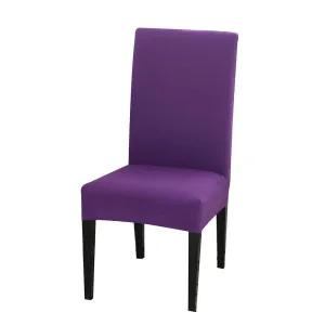 Purple - Extendable Chair Covers - The Sofa Cover House