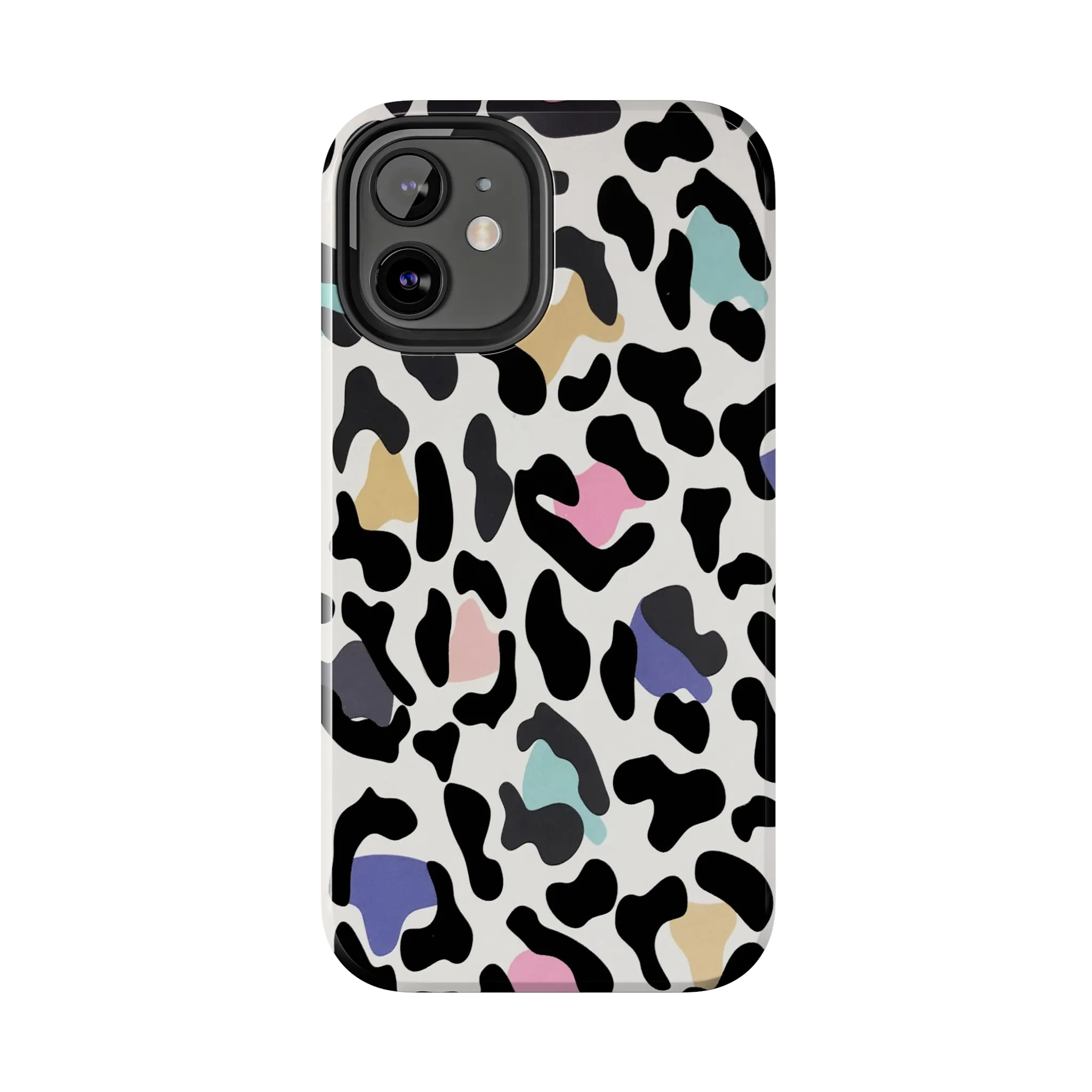 Rainbow Leopard Print design Tough Phone Case compatible with a large variety of iPhone models, Birthday Gift, Phone Case