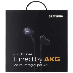 Samsung Wired (3.5mm) Earbud Headphones Powered by AKG w/Carrying Case - Black