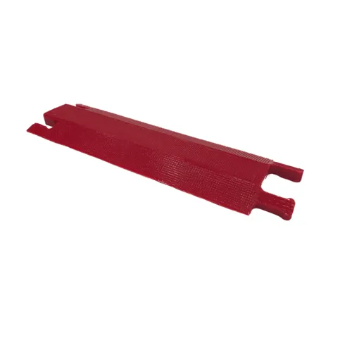 Single channel, 1 1/4" x 2 3/4" Cord Cover- Red