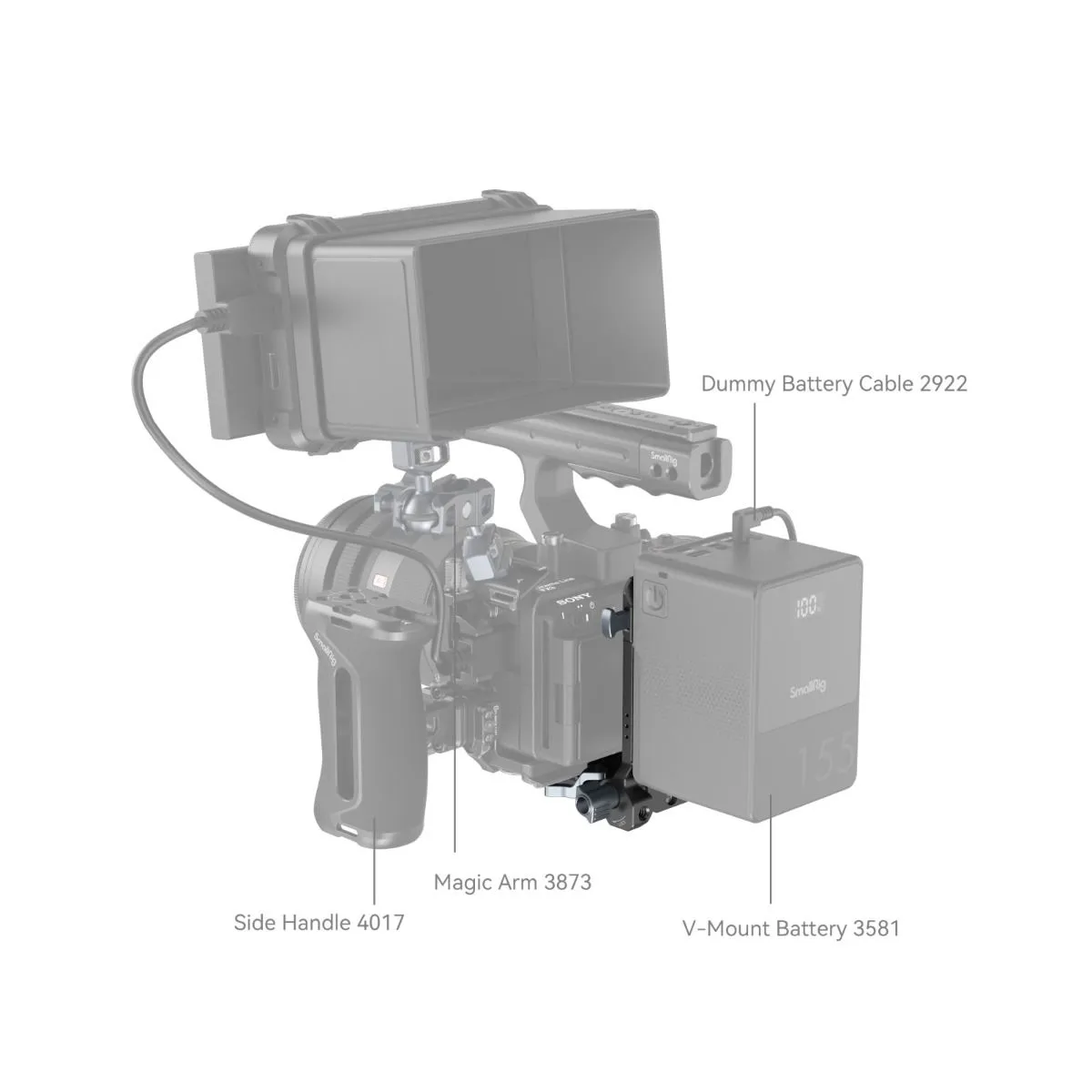 SmallRig V-Mount Battery Mount Plate 4505