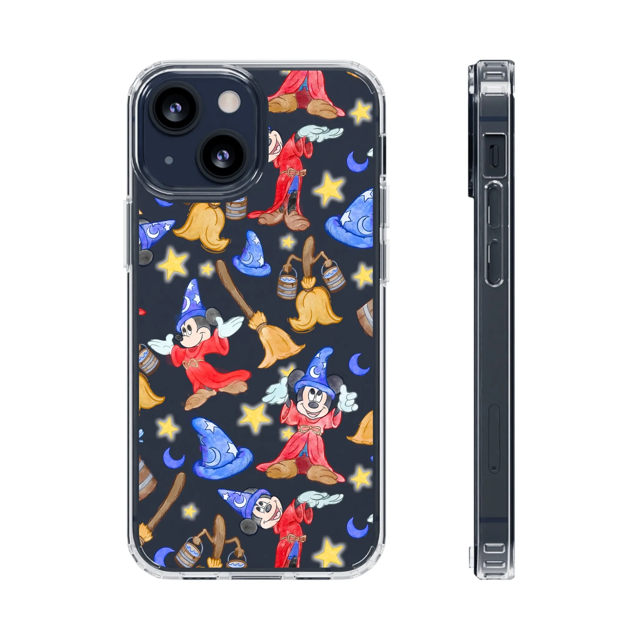 Sorcerer Mouse Clear Phone Case! Inspired Hand drawn Unique Gift