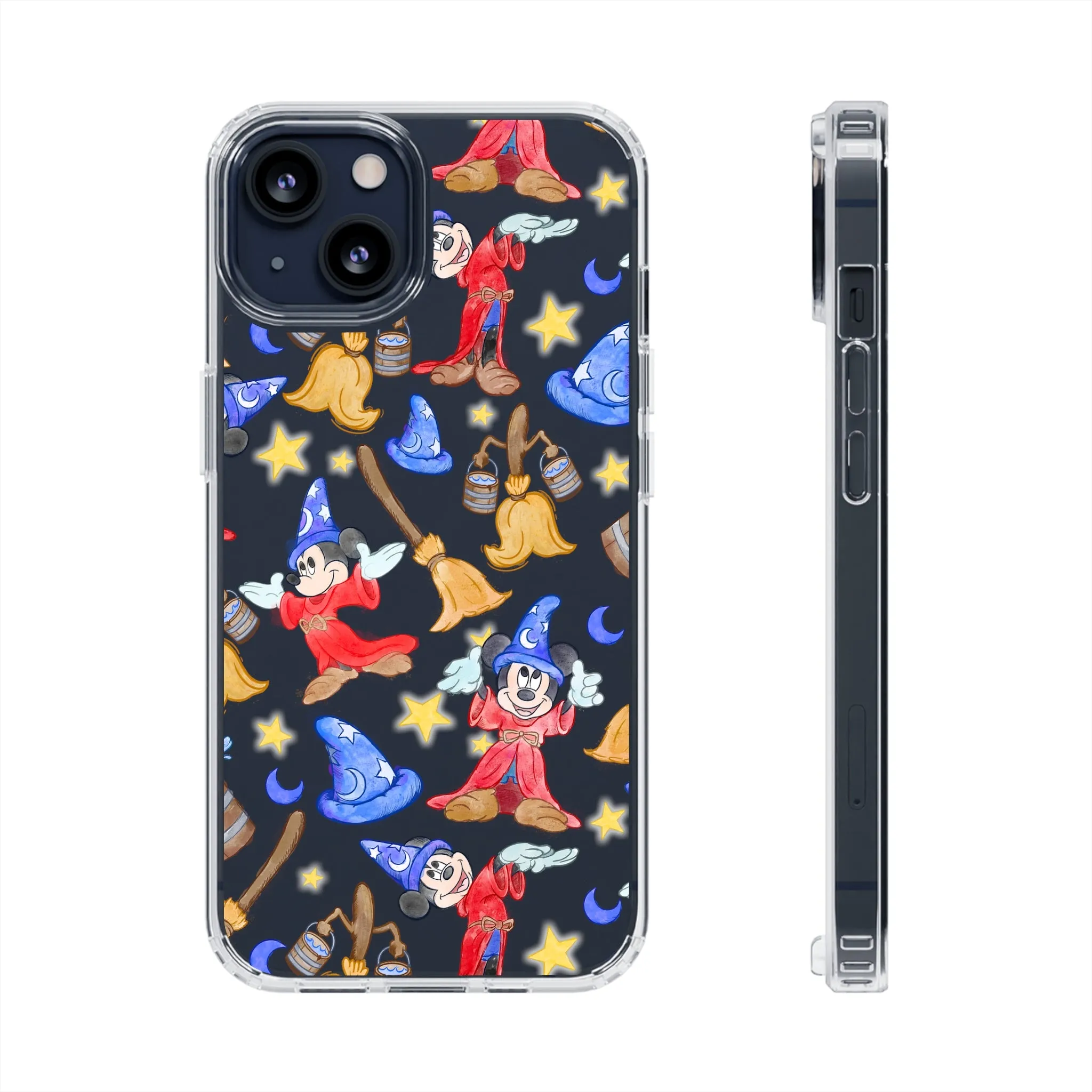 Sorcerer Mouse Clear Phone Case! Inspired Hand drawn Unique Gift