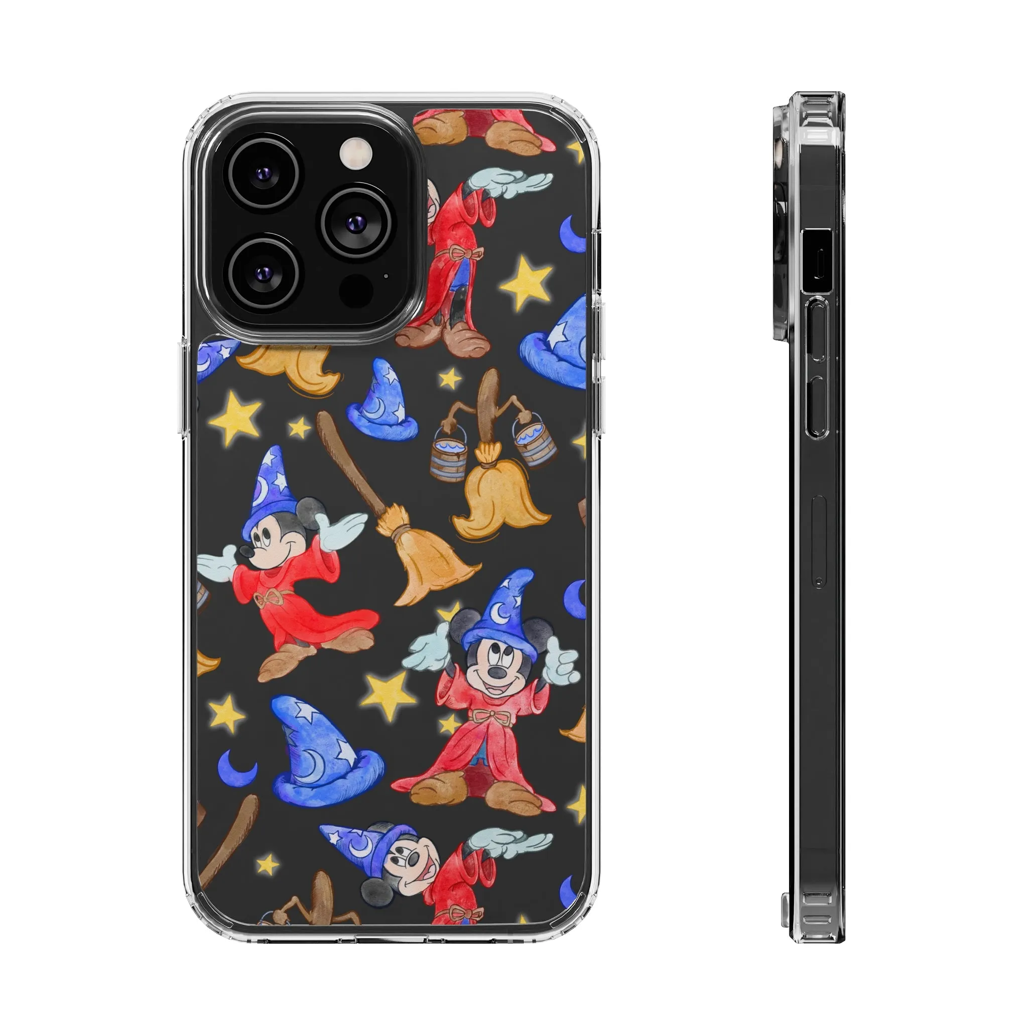 Sorcerer Mouse Clear Phone Case! Inspired Hand drawn Unique Gift