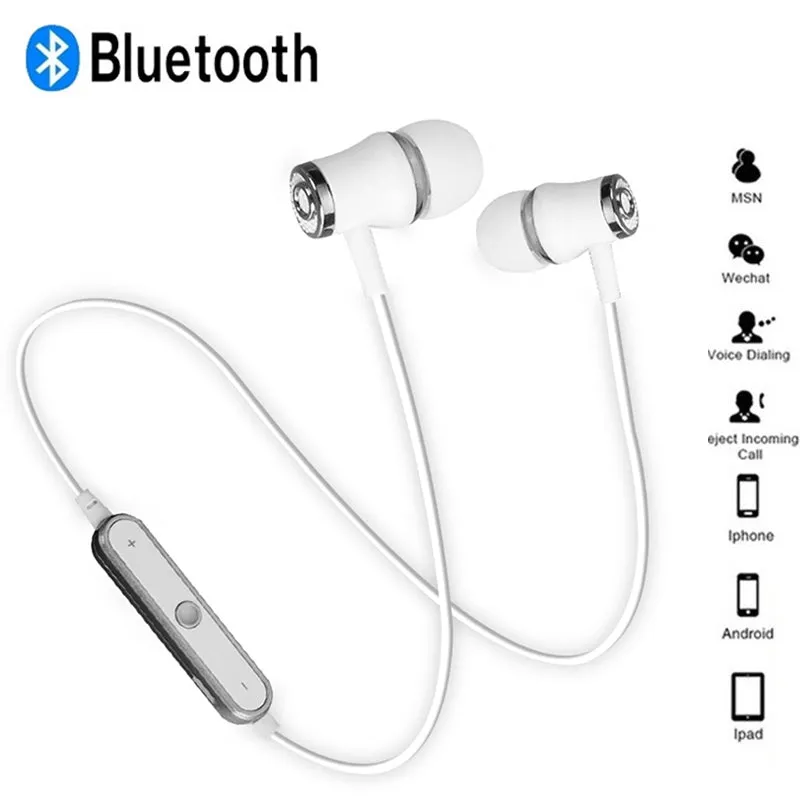 Teamyo N64 Wireless Bluetooth Headphones Super Bass Earphones Sports Headset Sweatproof Cordless Earbuds Handsfree With Mic