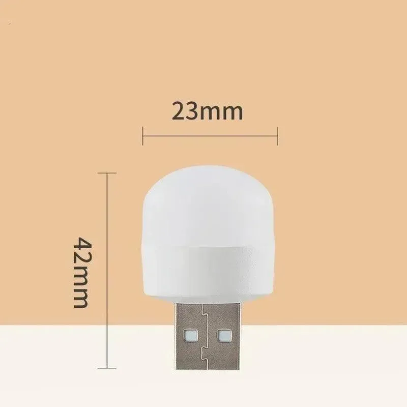 USB Mini Night Light: Illuminating LED Lamp for Eye Protection and Reading