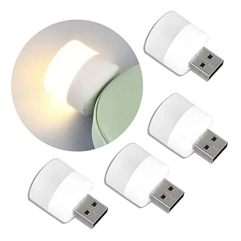 USB Mini Night Light: Illuminating LED Lamp for Eye Protection and Reading