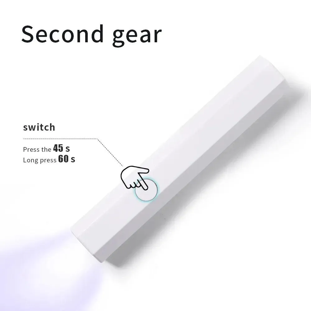 UV LED Nail Dryer: Professional Portable Gel Polish Drying Pen