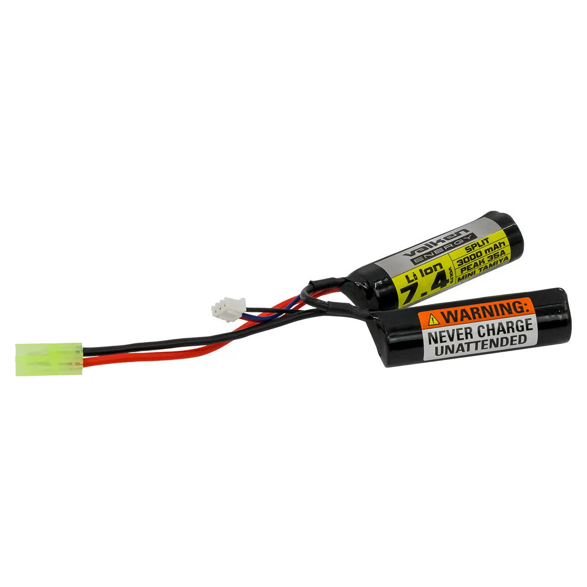 Valken 7.4V 3000mAh Peak 35A Split Style Battery (Small Tamiya)