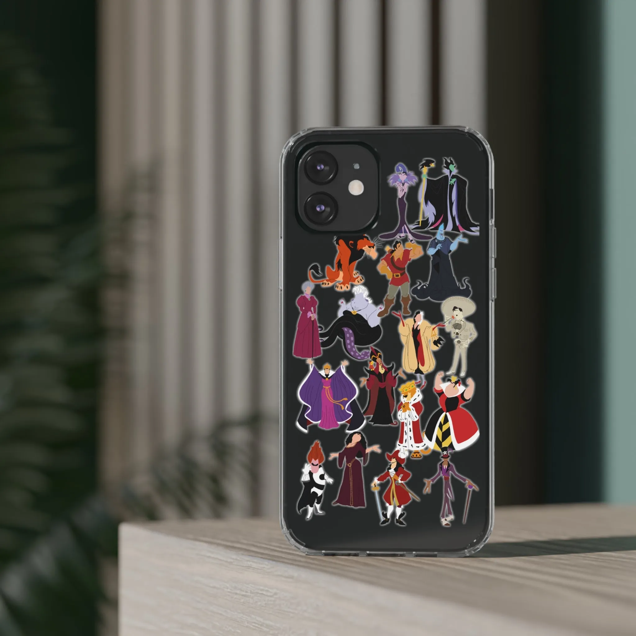 Villains Clear Phone Case! Inspired Hand drawn Unique Gift