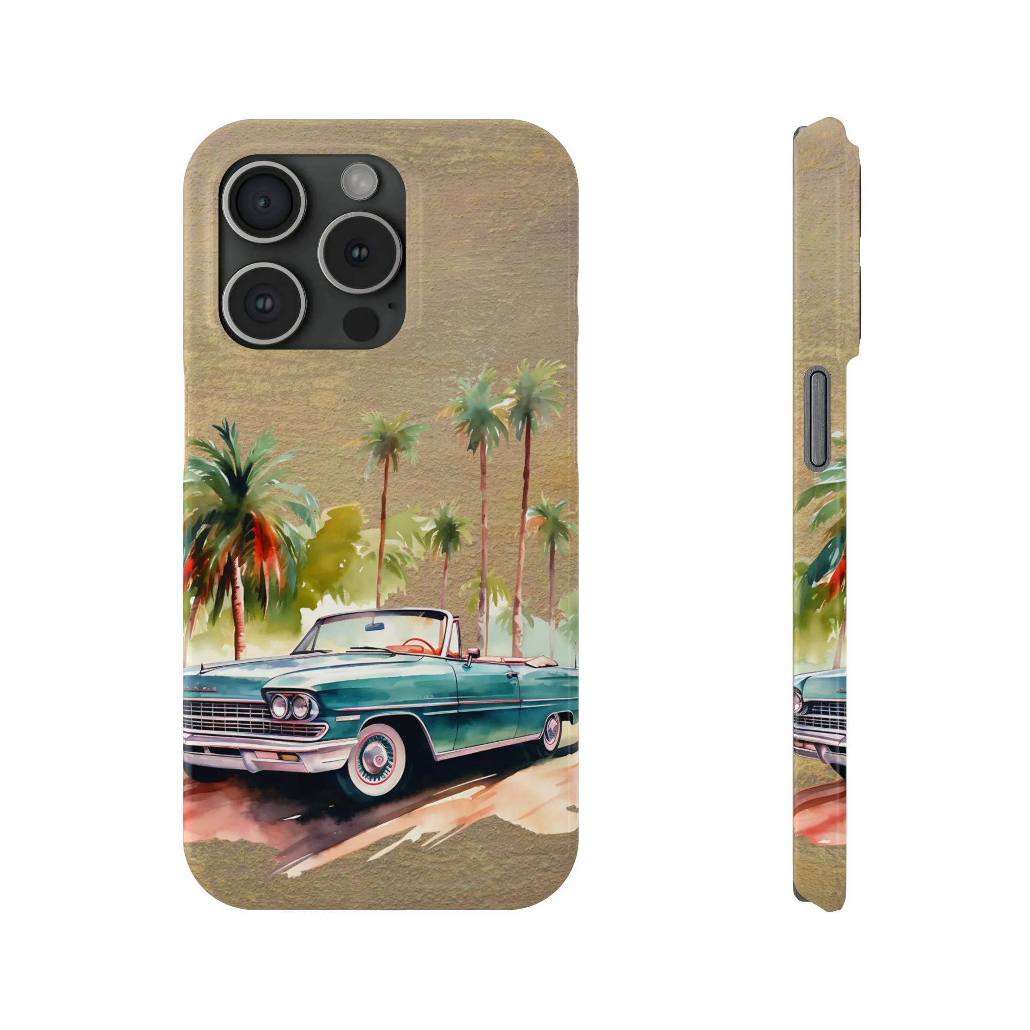 Vintage Car iPhone 15 Phone Cases.