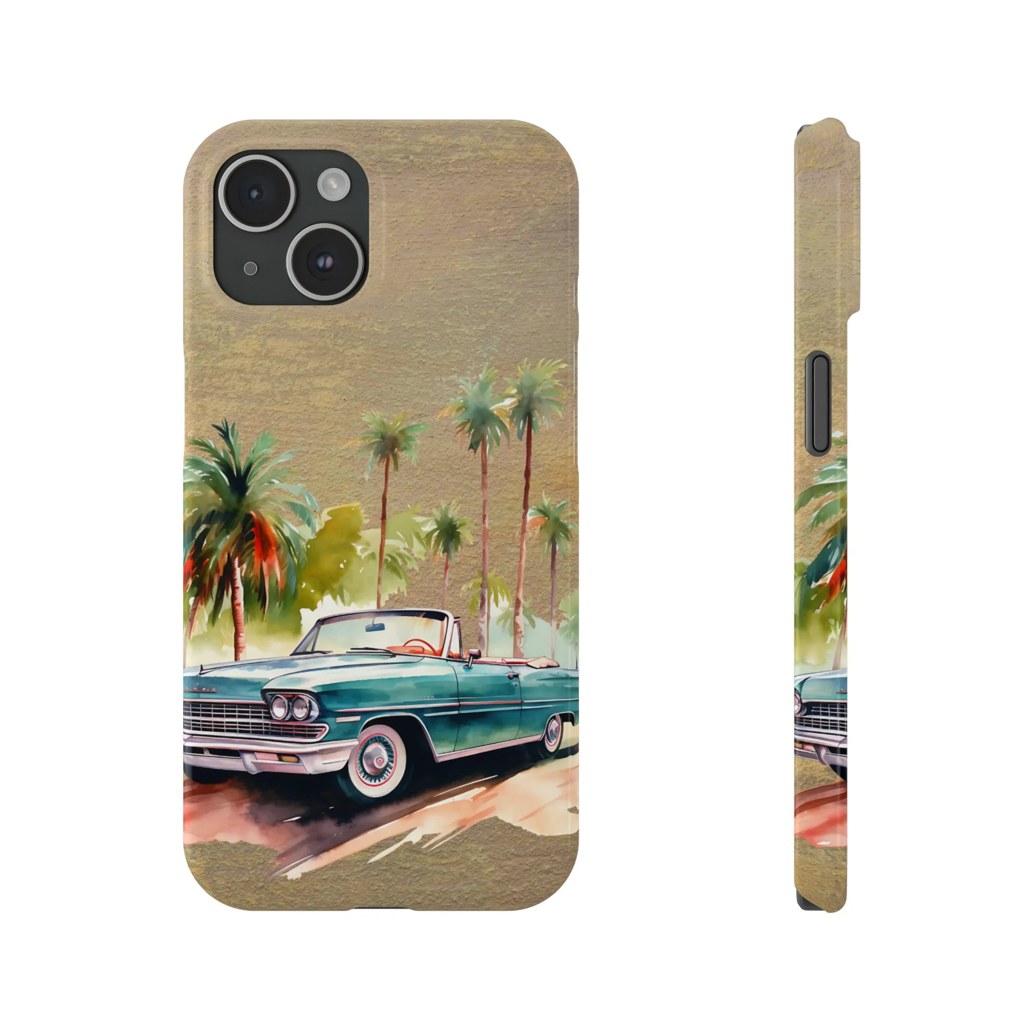 Vintage Car iPhone 15 Phone Cases.