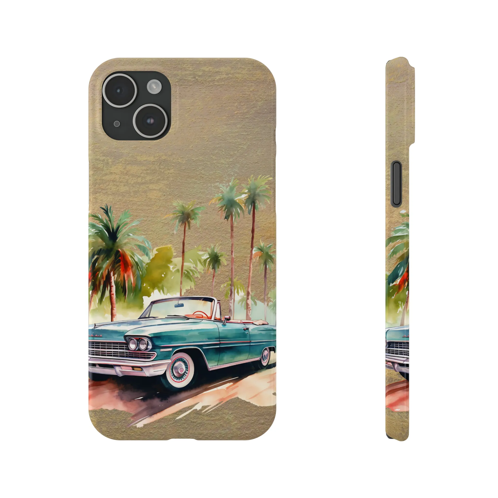 Vintage Car iPhone 15 Phone Cases.