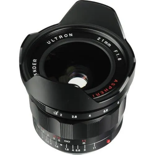 Voigtlander 21mm f1.8 Ultron Black Aspherical Lens - M Mount