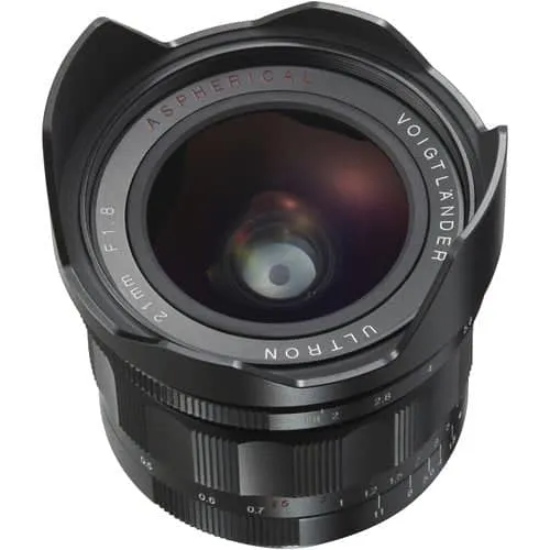 Voigtlander 21mm f1.8 Ultron Black Aspherical Lens - M Mount